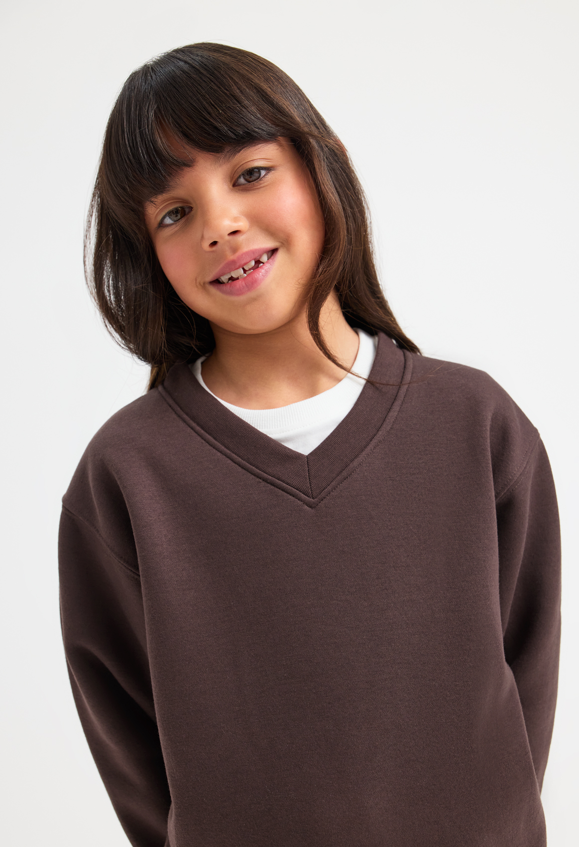 Childrens Classic V-Neck Sweatshirt