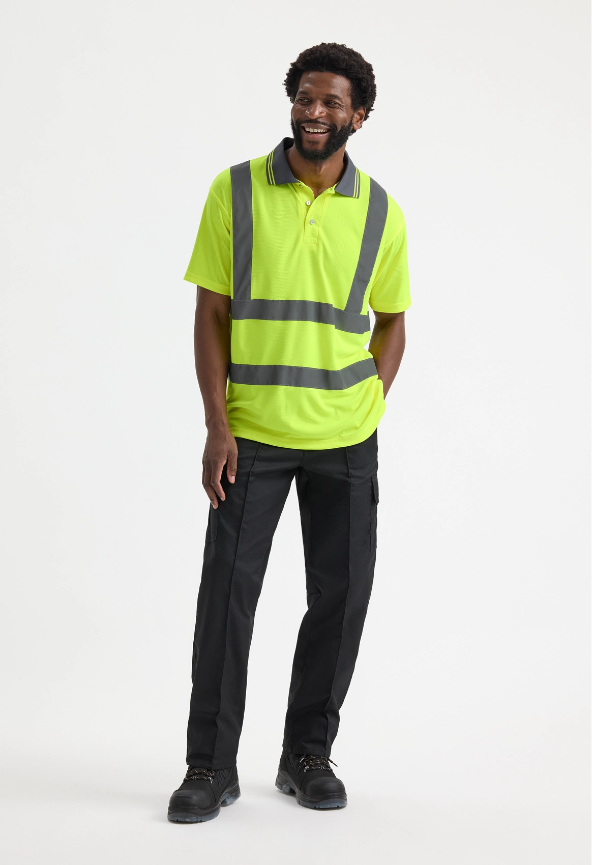 Hi Viz Short Sleeve Polo Shirt